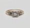 Vintage Diamond 14k Gold Engagment Ring