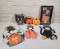 Vintage Halloween Die Cut and Pumpkin Lantern Decorations