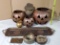 Brass Pumpkin Accents, Trays, Bowls and Wall Pocket