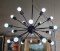 Black Sputnik 18 Light Chandelier