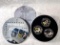 New Zealand Mint Set of 3 .999 Silver 1 Troy Oz Proof WWII Nose Art Niue $2 Coins in Tin with Papers