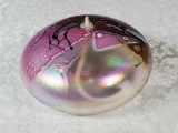 Mount St Helens Ash Glasshouse Artist Signed Art Glass Oil Diffuser Lamp
