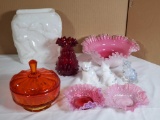 Collection of Fenton and Other Art Glass