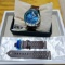Authentic Squale Matic 60 Atmos Light Blue Leather Band Wrist Watch