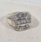 Men's Sterling Silver CZ Ring