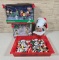 * Collection of Vintage Peanuts Christmas Ornaments