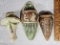 3 Roseville Art Pottery Wall Pockets
