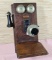 Antique Oak Western Electric Phone