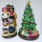 2 - 2004 Thomas Pacconi Large Mercury Glass Christmas Decorations