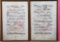 * 2 Framed Hand Written Renaissance Gregorian Chant Pages