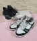 2 Pair of Men's Pre-Loved Authentic Sneakers - Louis Vuitton & Dolce & Gabbana