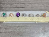 7 Sterling Silver Rings
