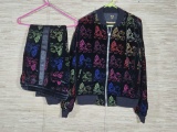 Men's Pre-Loved Authentic MCM Limited Ed. Bomber Jacket with Track Pants