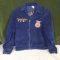 Vintage Future Farmers of America Blue Corduroy Jacket with Emblems, Name and Badges