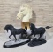 * 3 Horse Figurnes