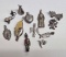 12 Vintage Sterling Silver Charms