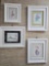 * 4 Framed Sherri Adriano Mermaid Prints in Matching Frames