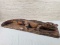 * Folk Art Carved Wood Alligator