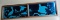 * Beautiful Reverse Stained Glass Florida Theme Image in Frame