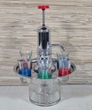 Mid Century Chrome Merry-Go-Round Shot Dispenser by Park Sherman