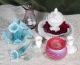 * Collection Of Fenton And Other Mid Century Modern Art Glass