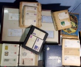 Box Lot of First Day Covers, 1860s -1930s Ad Front Envelopes and More
