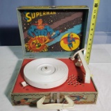 1978 Dejay Superman Portable Box Record Player SP-19