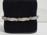 Vintage 14k Gold Diamond Bracelet