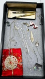 Tray Lot Sterling Silver Jewelry