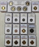 Collection Of NGC / PCGS Graded 19 Coins