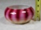 New England Plated Amberina Optic Bowl