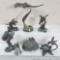 Grouping Of Small Cast Metal Statues