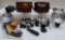 2 Vintage 35mm Rangefinder Camera; Voigtlander Prominent & Argus With Accessories