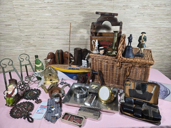 * Large Lot of Collectible Metalware and More