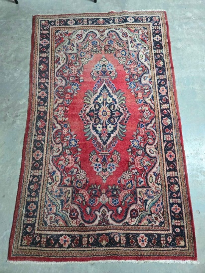 * Persian Kashan Wool Estate Rug