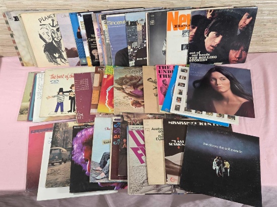 47 Vintage Vinyl Albums