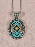 Carolyn Pollack Sterling Silver Pendant Necklace