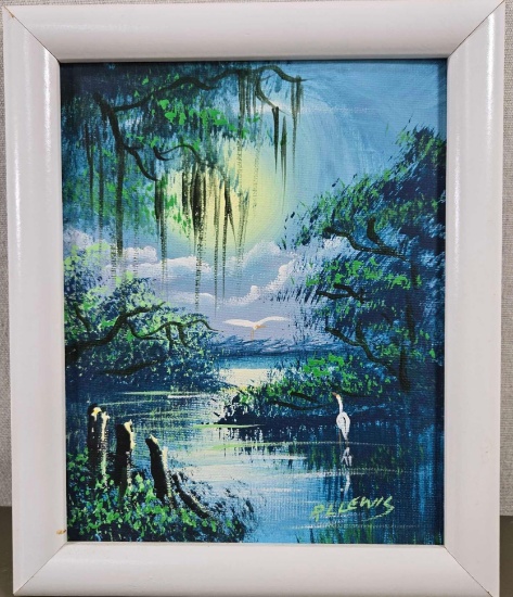 Highwaymen Robert L Lewis Acrylic On Board