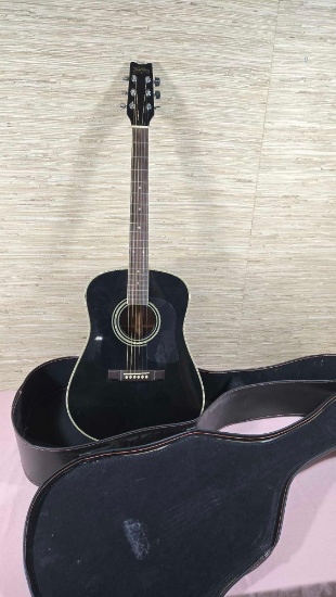 George Washburn D10B,Acoustic Guitar With Case