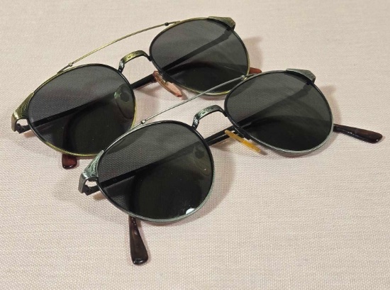 2 Pair 1990's Vintage Pre-Loved Revo Unisex Sunglasses