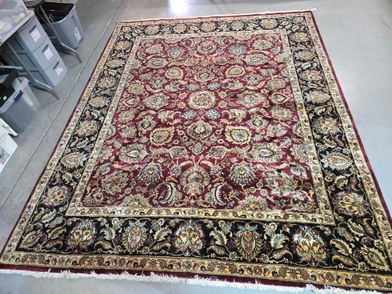 Fine Indo-Persian Kashan Wool Rug