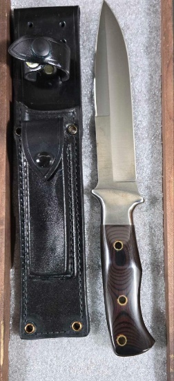 Vintage Al Mar SERE 6 Fixed Blade Knife Model 3006 w/ Original Leather Sheath  Seki Japan