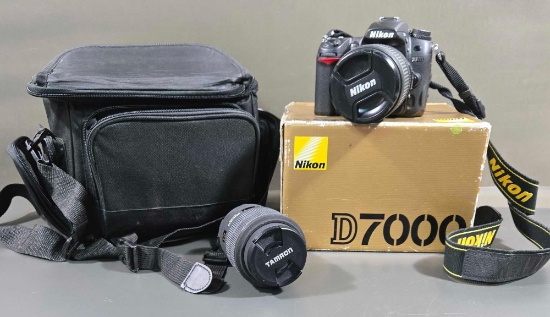 Used Working Nikon D7000 With Nikkor AF-S D18-105mm f/3.5-5.6G ED VR & Sigma105mm 1;2.8D Macro Lenes