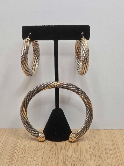 Sterling Silver and 18k Gold Alwand Vahan Set