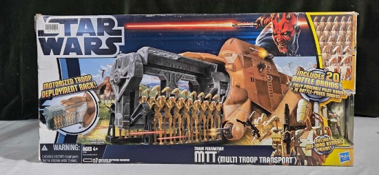 2012 Star Wars The Phantom Menace Episode I MTT Multi Troop Transport Playset with 20 Battledroids