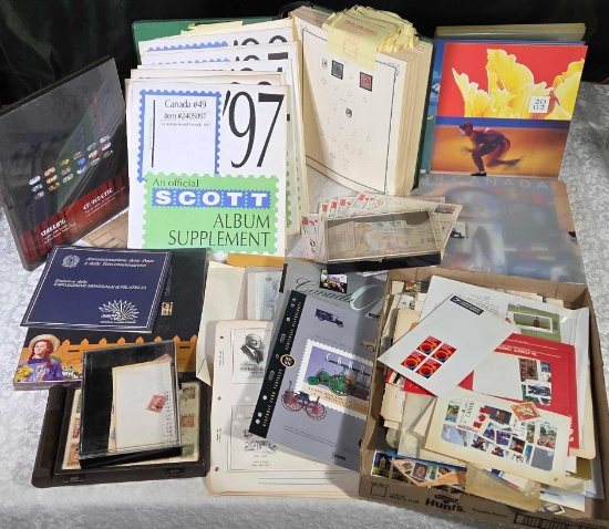 Collection of Canadian Stamps and Yearbooks
