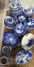 Mother Load Of Antique Flow Blue China