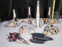 Collection of Star Wars Franchise Starships for 3.75" Action Figures