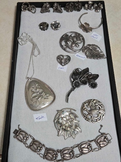 Vintage Sterling Silver Jewelry Incl. Signed