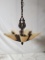 Hanging Fixture Cast Iron W/ Slip Shades